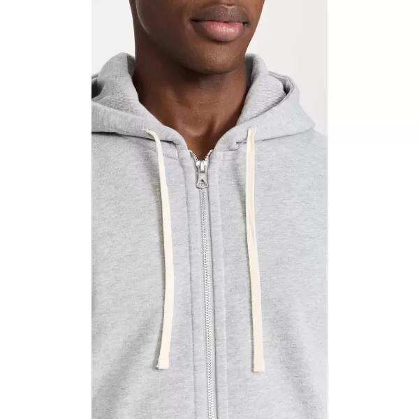 imageMens MidWeight Terry Full Zip HoodieHeather Grey