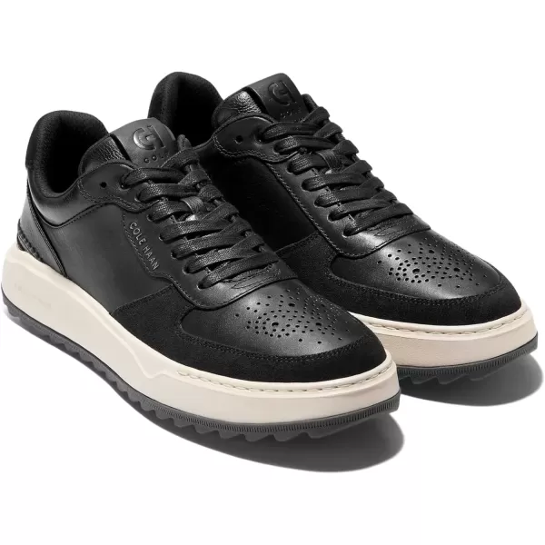 imageCole Haan Mens GrandPro Ashland Golf SneakerBlackIvory