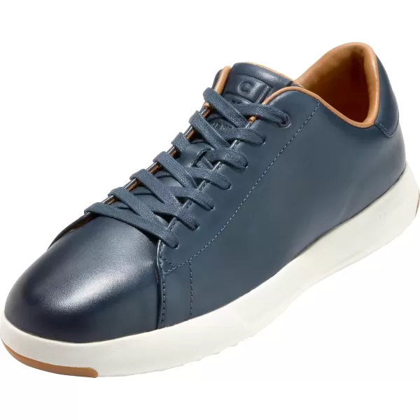 imageCole Haan Mens Grandpro Tennis SneakerBlazer Blue Hand Stain