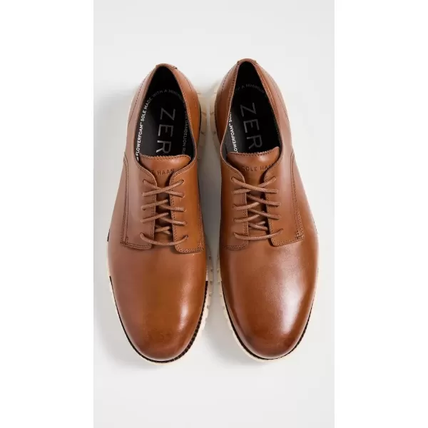 imageCole Haan Mens ZEROGRAND Remastered Plain Toe OxfordBritish TanIvory