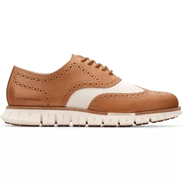 imageCole Haan Mens ZEROGRAND Remastered Plain Toe OxfordPecanHempIvory