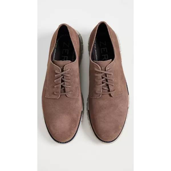 imageCole Haan Mens Zergrand Remastered Plaintoe OxfordsLava SuedeDrizzle