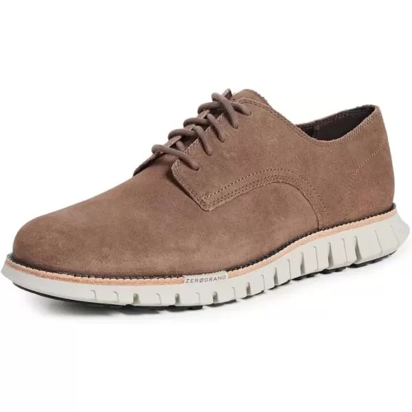 imageCole Haan Mens Zergrand Remastered Plaintoe OxfordsLava SuedeDrizzle