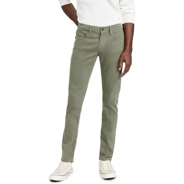 imageFRAME Mens LHomme Slim Leg JeansWashed Military