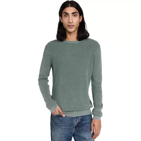 imageFaherty Mens Sunwashed Crew Neck SweaterMountain Olive