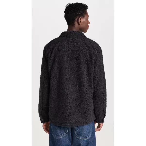 imageMadewell Mens Teddy Shirt JacketBlack Coal