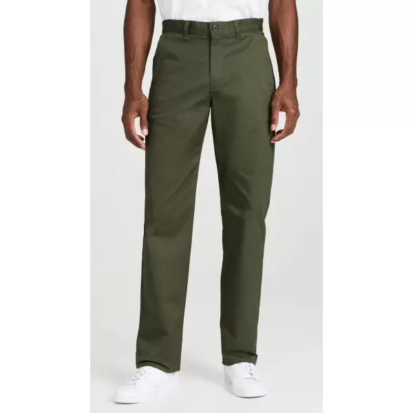 imageNaked ampamp Famous Mens Straight Chino PantsKhaki Green