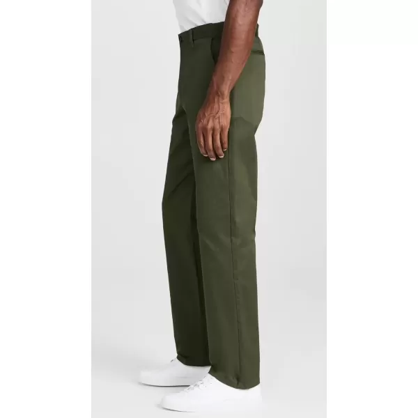 imageNaked ampamp Famous Mens Straight Chino PantsKhaki Green