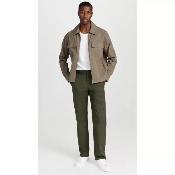 imageNaked ampamp Famous Mens Straight Chino PantsKhaki Green