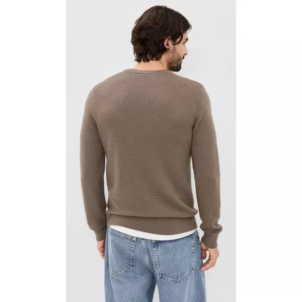 imageTheory Mens Maden Novo Merino Crew Neck SweaterDark Taupe