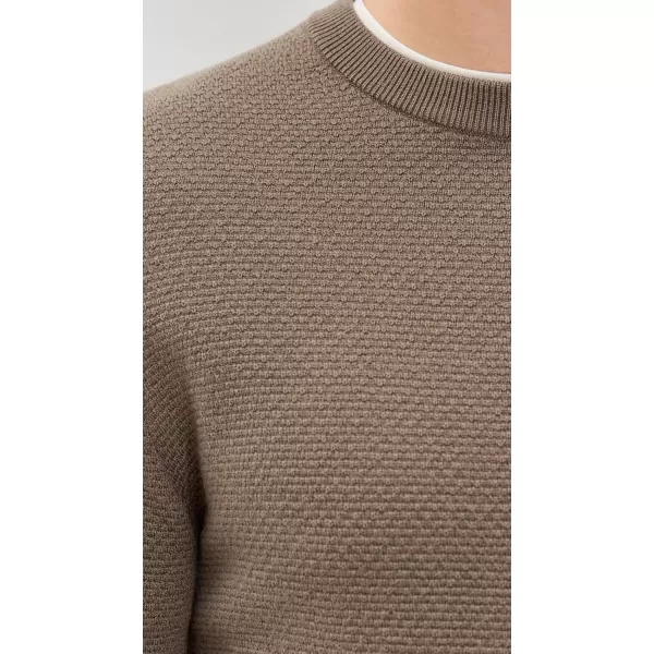 imageTheory Mens Maden Novo Merino Crew Neck SweaterDark Taupe