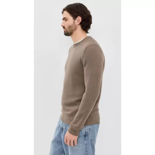 imageTheory Mens Maden Novo Merino Crew Neck SweaterDark Taupe