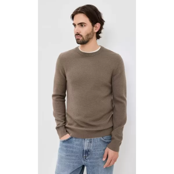 imageTheory Mens Maden Novo Merino Crew Neck SweaterDark Taupe