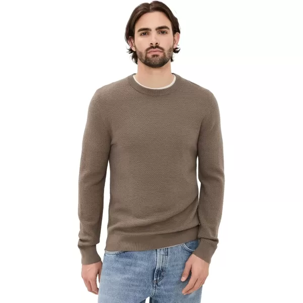 imageTheory Mens Maden Novo Merino Crew Neck SweaterDark Taupe