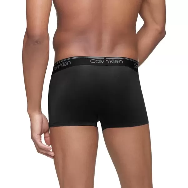 imageCalvin Klein Mens Micro Stretch 3pack Low Rise Trunk3 Black