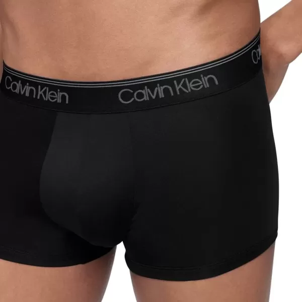 imageCalvin Klein Mens Micro Stretch 3pack Low Rise Trunk3 Black