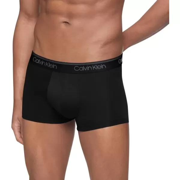 imageCalvin Klein Mens Micro Stretch 3pack Low Rise Trunk3 Black