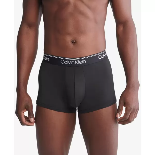 imageCalvin Klein Mens Micro Stretch 3pack Low Rise TrunkBlack Bodies W Black  Arona  Chesapeake Bay Wb