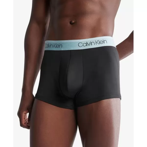 imageCalvin Klein Mens Micro Stretch 3pack Low Rise TrunkBlack Bodies W Black  Arona  Chesapeake Bay Wb