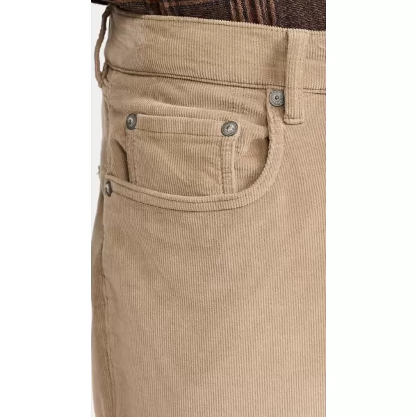 imageFaherty Mens Stretch Terry Corduroy 5 Pocket PantsBarley