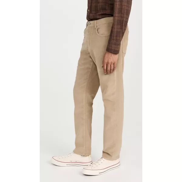 imageFaherty Mens Stretch Terry Corduroy 5 Pocket PantsBarley