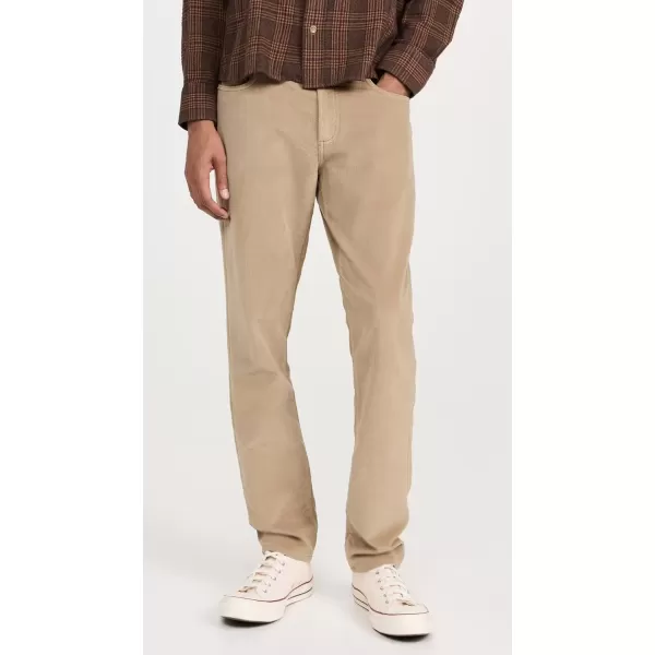 imageFaherty Mens Stretch Terry Corduroy 5 Pocket PantsBarley