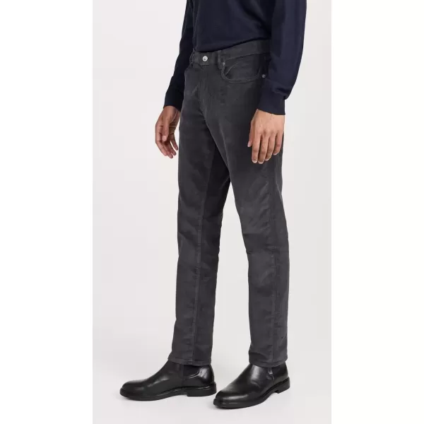 imageFaherty Mens Stretch Terry Corduroy 5 Pocket PantsWashed Charcoal