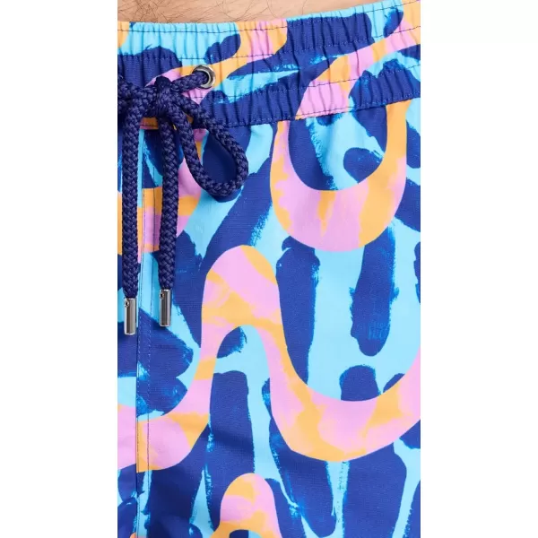 imageMens x John Booth Sport Swim Shorts 4quotBooth BlueBooth Purple