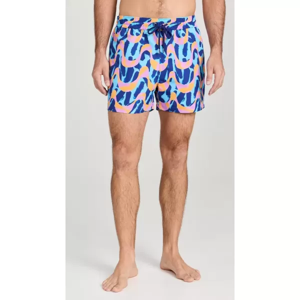 imageMens x John Booth Sport Swim Shorts 4quotBooth BlueBooth Purple