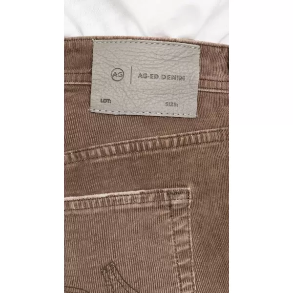 imageAG Adriano Goldschmied Mens Kace Modern Straight Corduroy Jeans 30quot10 Yrs Sulfur Portobello Road