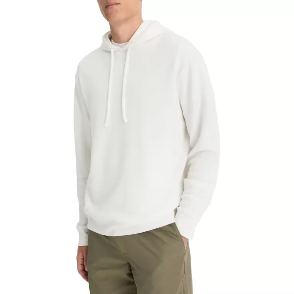 imageVince Mens Double Face Pullover HoodieClassic CreamOptic White