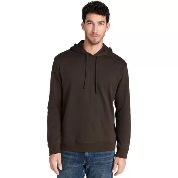 imageVince Mens Double Face Pullover HoodieNight MossEmerald Bay