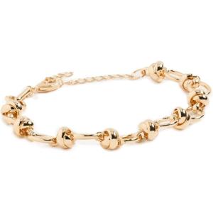 imageAlexa Leigh Womens Knotted Chain BraceletYellow Gold