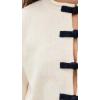 imageLine ampamp Dot Womens Tess CardiganCreamNavy