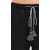imageRails Womens Emmie PantsBlack Ivory Palm Trees