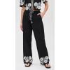 imageRails Womens Emmie PantsBlack Ivory Palm Trees