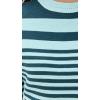 imageSolid ampamp Striped Womens The Manny SweaterEvergreen  Sky Stripe