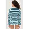 imageSolid ampamp Striped Womens The Manny SweaterEvergreen  Sky Stripe