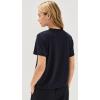 imageVince Womens Short Sleeve Mock Neck TeeCoastal