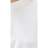 imageVince Womens Short Sleeve Mock Neck TeeOptic White