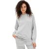 imageBeyond Yoga Womens Solstice Oversized SweatshirtLight Heather Grey