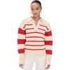 imageEnglish Factory Womens Striped SweaterCreamRed