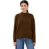 imageFRAME Womens Oversized Cashmere Crew PulloverMoss
