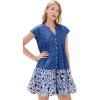 imageMarea Womens Mackenzie DressBlue Porto Print