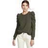 imageRebecca Minkoff Womens Janine SweatshirtOlive Green