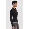 imagerag ampamp bone Womens The Essential Rib Button PoloBlack