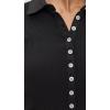 imagerag ampamp bone Womens The Essential Rib Button PoloBlack