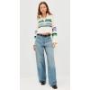 imageFree People Womens Striped Greta Half ZipSugar Swirl Combo