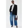 imageMadewell Womens Fluffy Wool Balham Hi Low TurtleHthr GreyIvory Tipping
