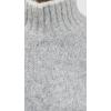 imageMadewell Womens Fluffy Wool Balham Hi Low TurtleHthr GreyIvory Tipping